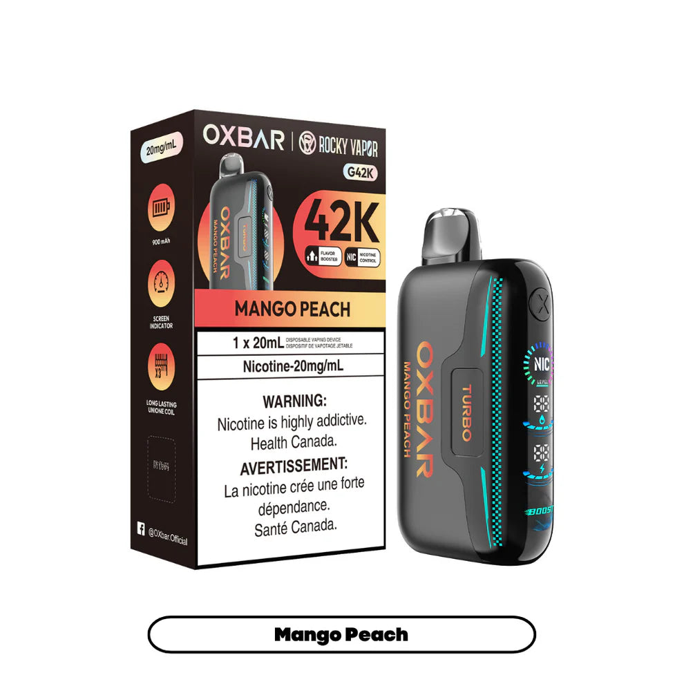 Rocky Vapor Oxbar G42K - Mango Peach - 20mg
