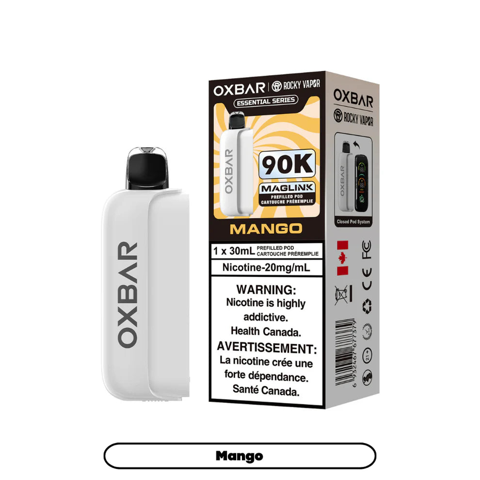 Rocky Vapor Oxbar Maglink Replacement Pod - Essential Series - Mango - 20mg