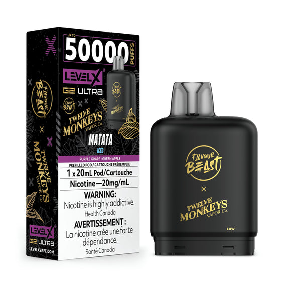 Level X Flavour Beast G2 Ultra - Matata Iced - 20mg