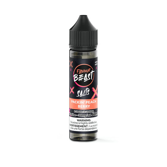 Flavour Beast E-Liquid 60ml - Packin' Peach Berry - 20mg