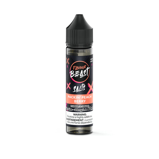 Flavour Beast E-Liquid 60ml - Packin' Peach Berry - 20mg