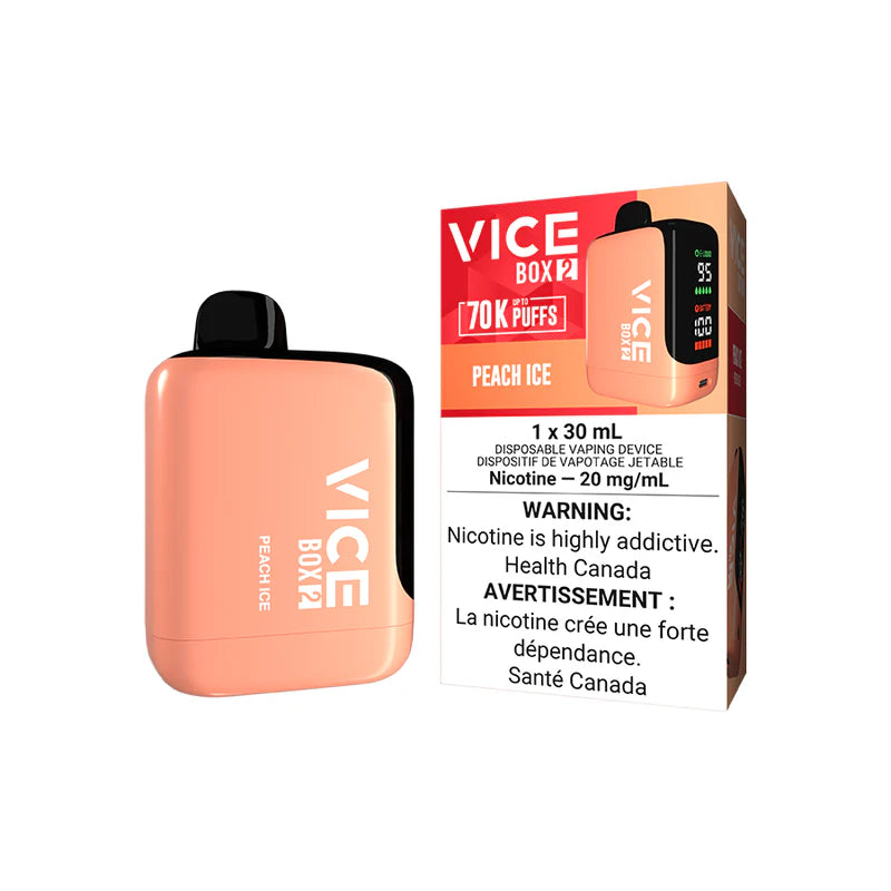 Vice Box 2 Disposable - Peach Ice - 20mg