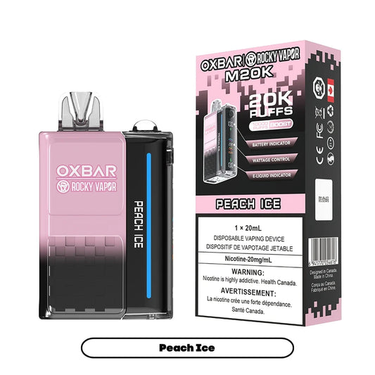 Rocky Vapor Oxbar M20K - Peach Ice - 20mg