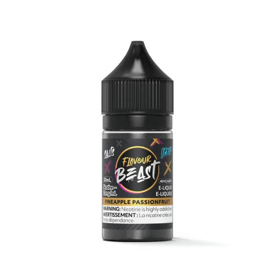 Flavour Beast E-liquid 30ml - Pineapple Passionfruit Iced - 20mg