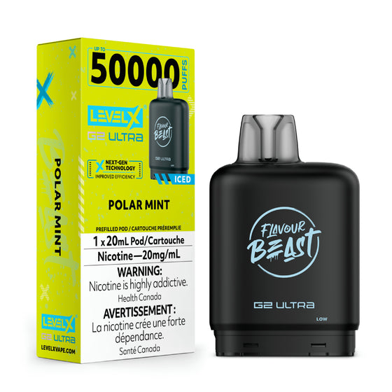 Level X Flavour Beast G2 Ultra - Polar Mint - 20mg
