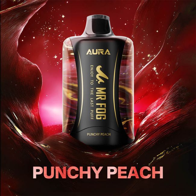 MR FOG AURA - Punchy Peach - 20mg