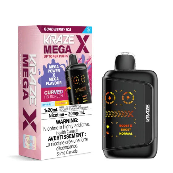 Kraze Mega X - Quad Berry Ice - 20mg