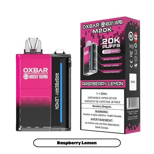 Rocky Vapor Oxbar M20K - Raspberry Lemon - 20mg