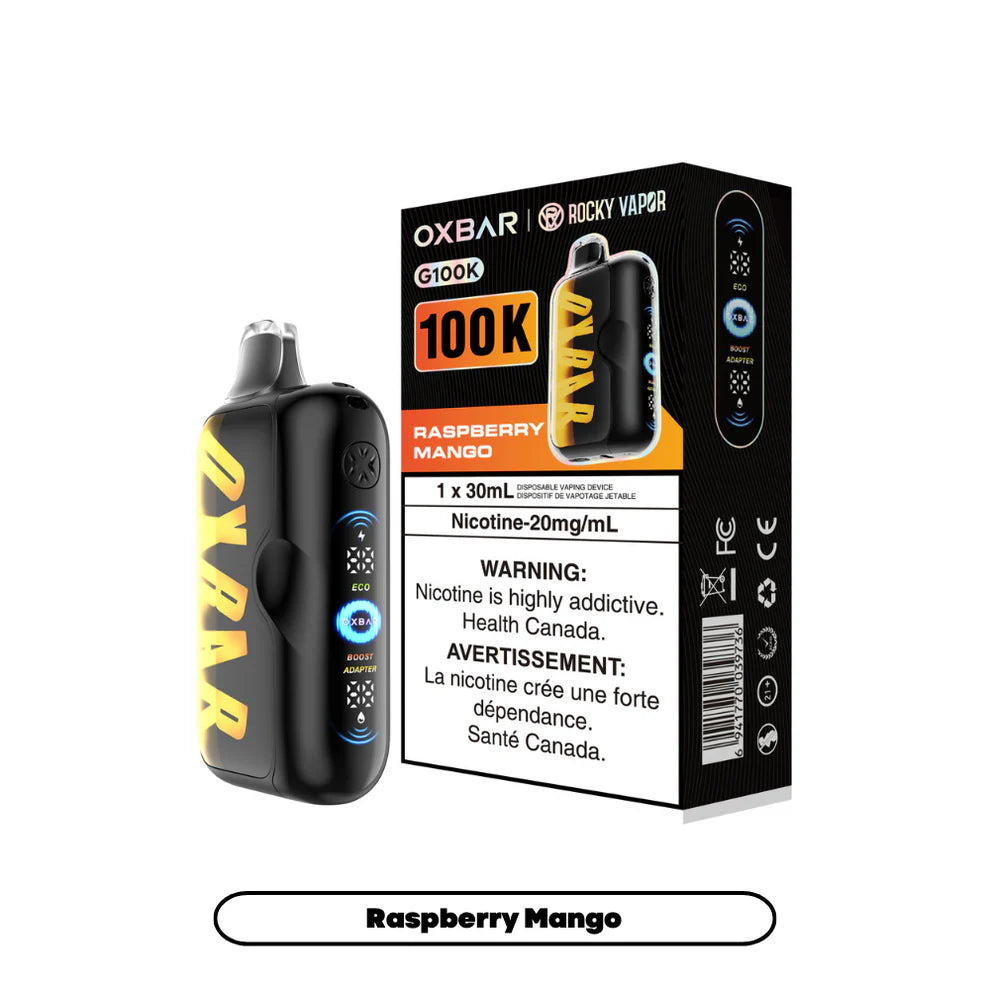 Rocky Vapor Oxbar G100K - Raspberry Mango - 20mg
