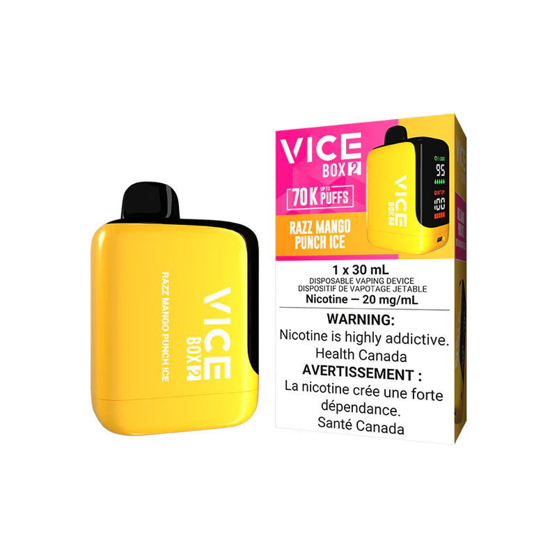 Vice Box 2 Disposable - Razz Mango Punch Ice - 20mg