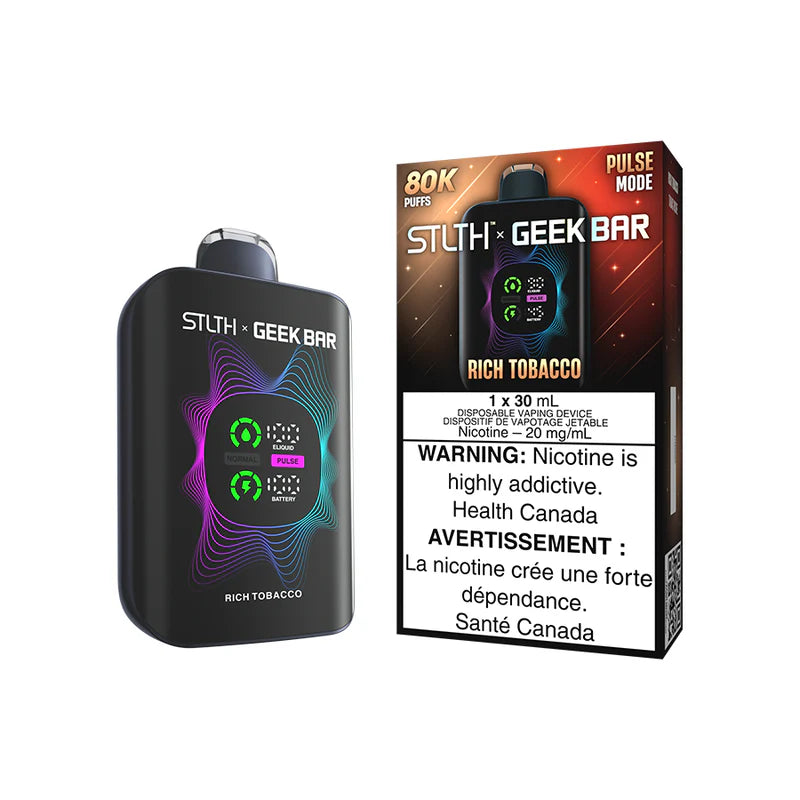 STLTH X Geek Bar Disposable - Rich Tobacco - 20mg