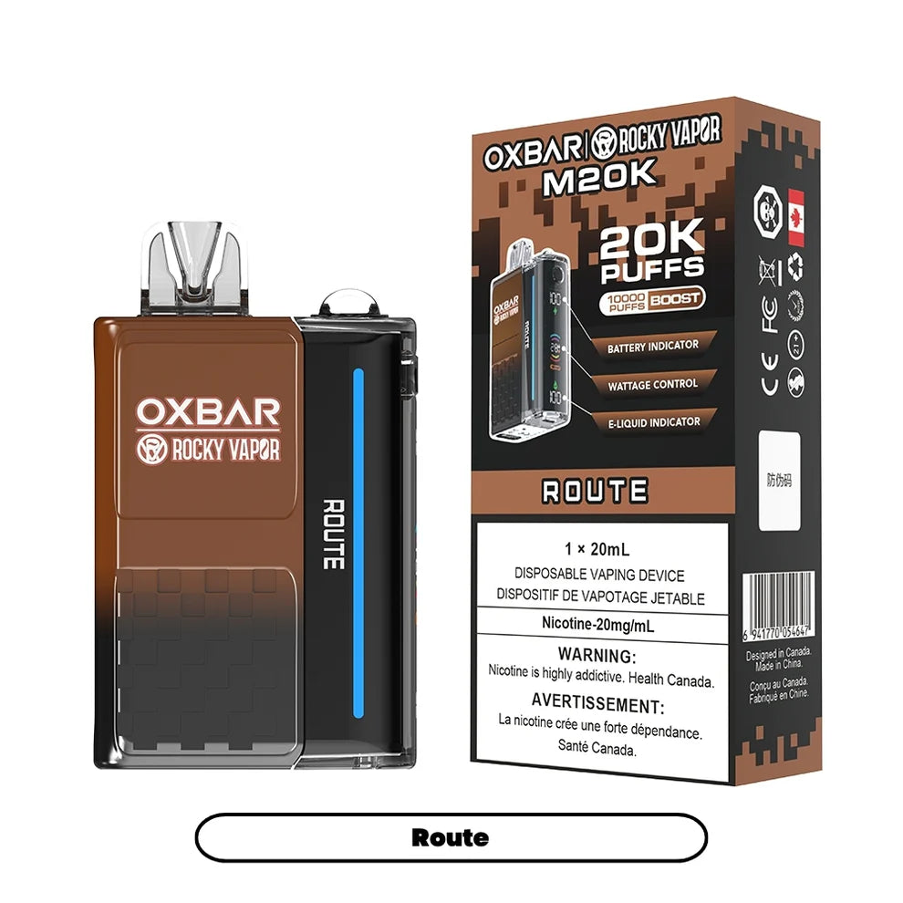 Rocky Vapor Oxbar M20K - Route - 20mg