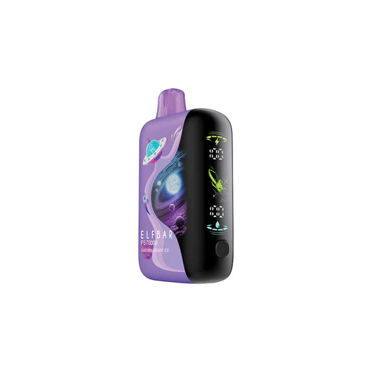 Elfbar FS70K Disposable - Sakura Grape Ice - 20mg