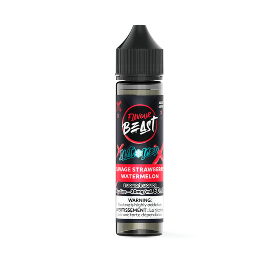 Flavour Beast E-Liquid 60ml - Savage Strawberry Watermelon - 20mg