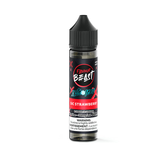 Flavour Beast E-Liquid 60ml - Sic Strawberry (ICED) - 20mg