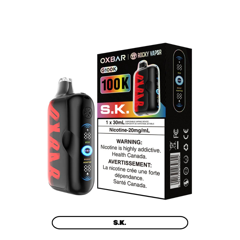 Rocky Vapor Oxbar G100K - S.K. - 20mg