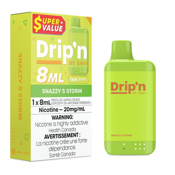 Drip'n by Envi 8mL Disposable - Snazzy S Storm - 20mg