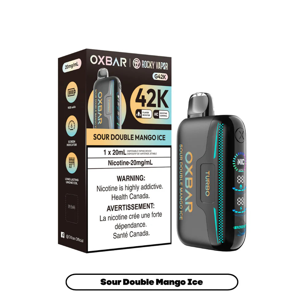 Rocky Vapor Oxbar G42K - Sour Double Mango Ice - 20mg