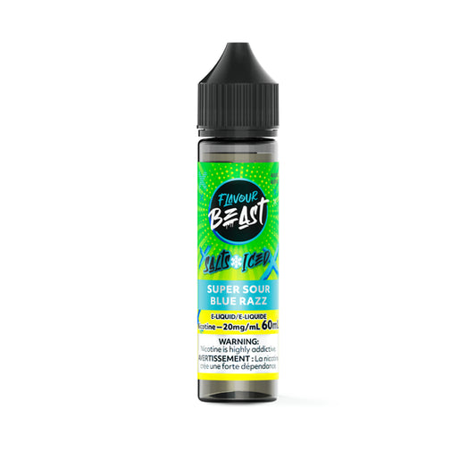 Flavour Beast E-Liquid 60ml - Super Sour Blue Razz - 20mg