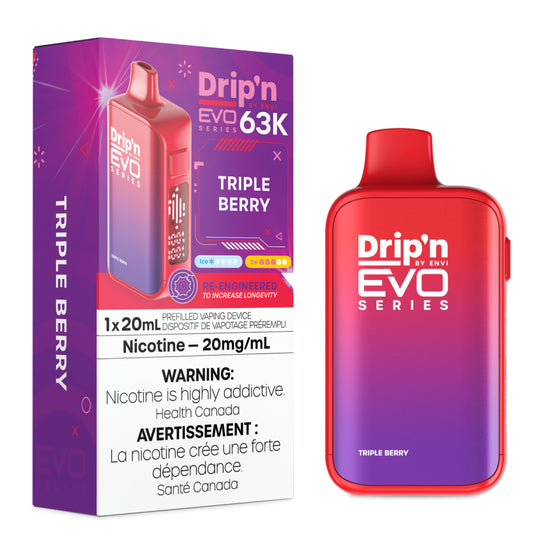 Drip'n by Envi EVO 63K Disposable - Triple Berry - 20mg