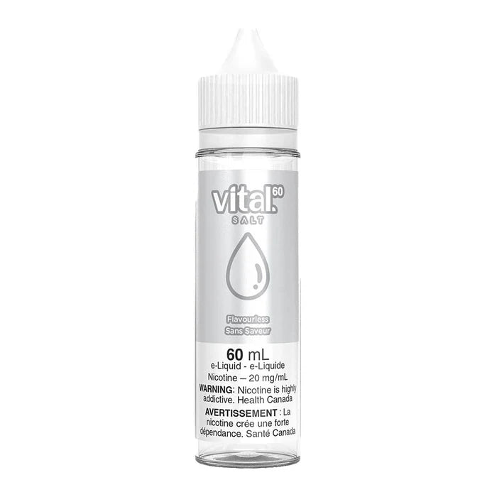 Flavourless 60ml By Vital 60 Salt