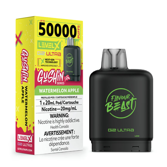 Level X Flavour Beast G2 Ultra - Gushin Watermelon Apple - 20mg
