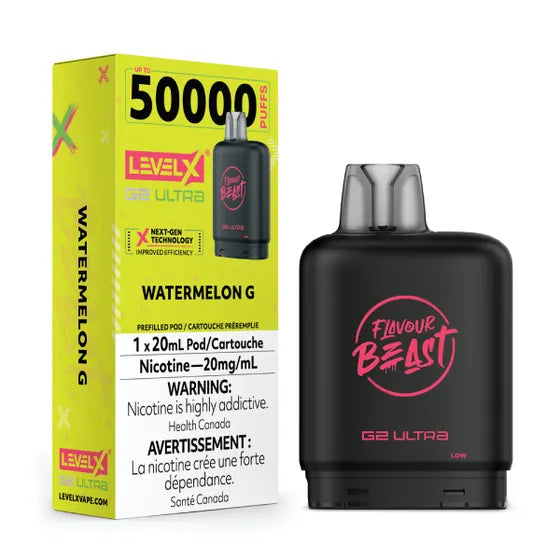 Level X Flavour Beast G2 Ultra - Watermelon G - 20mg