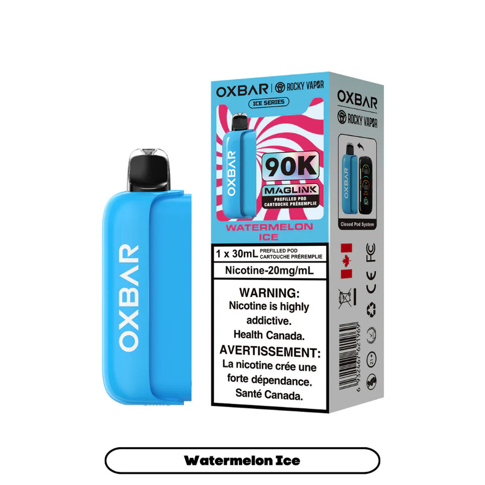 Rocky Vapor Oxbar Maglink Replacement Pod - Ice Series - Watermelon Ice - 20mg