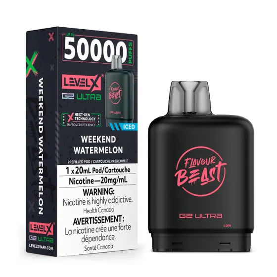 Level X Flavour Beast G2 Ultra - Weekend Watermelon - 20mg