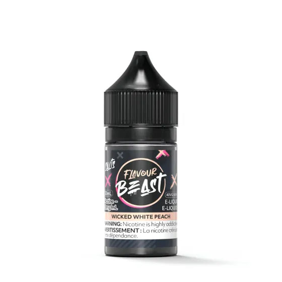 Flavour Beast E-Liquid 30ml - Wicked White Peach - 20mg