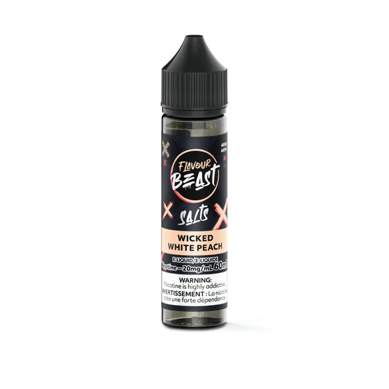 Flavour Beast E-Liquid 60ml - Wicked White Peach - 20mg