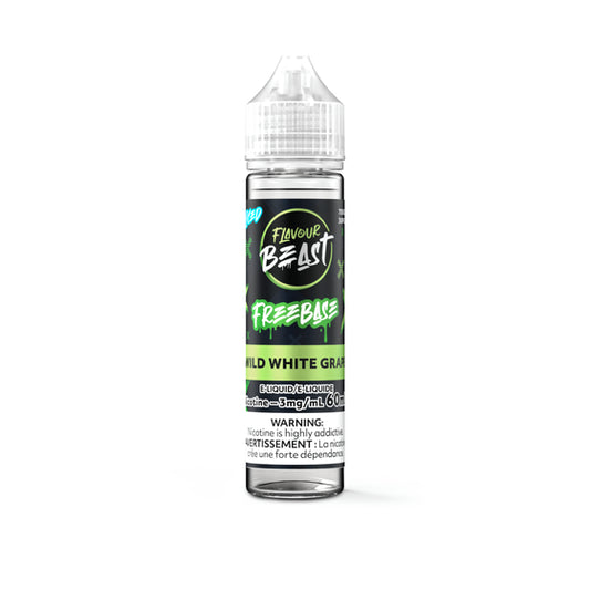 Flavour Beast E-Liquid Freebase 60ml - Wild White Grape Iced - 3mg